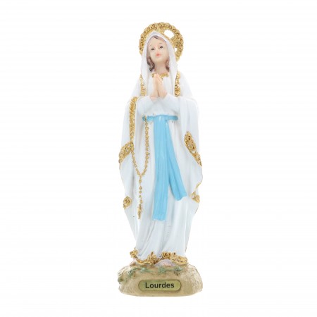 Statue en Résine de Notre Dame de Lourdes de 21 cm