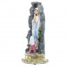 Statua di 21 cm in resina dell'Apparizione di Lourdes
