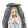 Statue musicale de l'Apparition de Lourdes de 21 cm en Résine