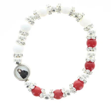 Bracelet of the Merciful Christ in semi-precious stones