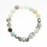 Angel Guardian bracelet for children in semi-precious stones
