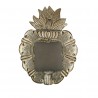 Miroir en forme d'Ex Voto effet Bronze 36 cm