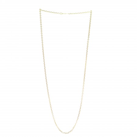 Chain in gold plated forçat filed 60 cm