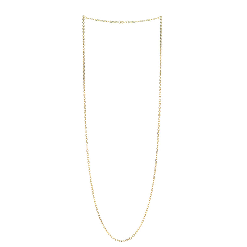 Chaîne En Or Plaqué Grand Format - 63.5 Cm - Occasion