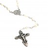 Mother of Pearl rosary with enamelled cross