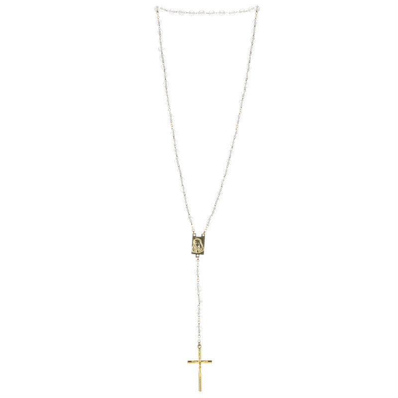Porte-chapelet Vierge Marie - Présentoir à Bijoux Sacré Pour Colliers Et Bagues, Cadeau Religieux Pour Maman Ou Amie
