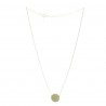Gold plated necklace with Holy Spirit medal 42cm