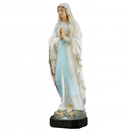 Statue Notre Dame de Lourdes de 160cm décorée en Résine