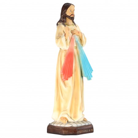 Statue en résine de Jésus Miséricordieux de 60cm