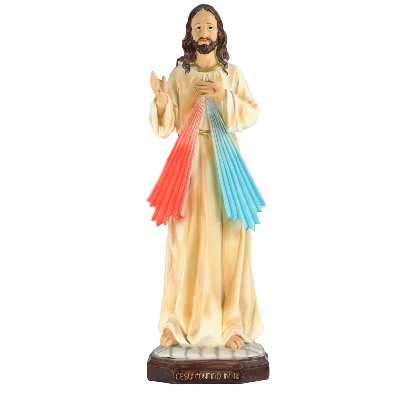 Statue en résine de Jésus Miséricordieux de 60cm