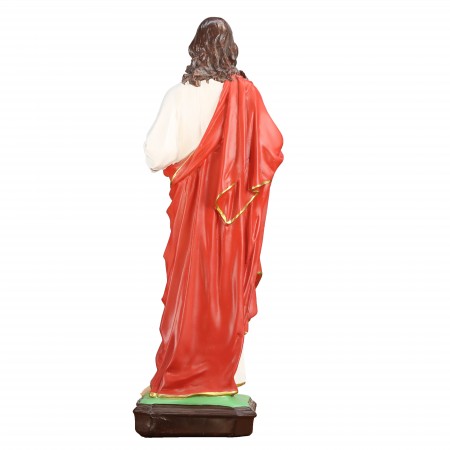 Statue en résine du Sacré Coeur Jésus de 50cm