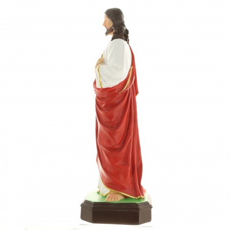 Statua in resina di 30 cm del Sacro Cuore di Gesù