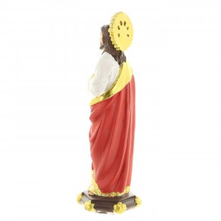 Statue en résine du Sacré-Coeur de Jésus de 20cm