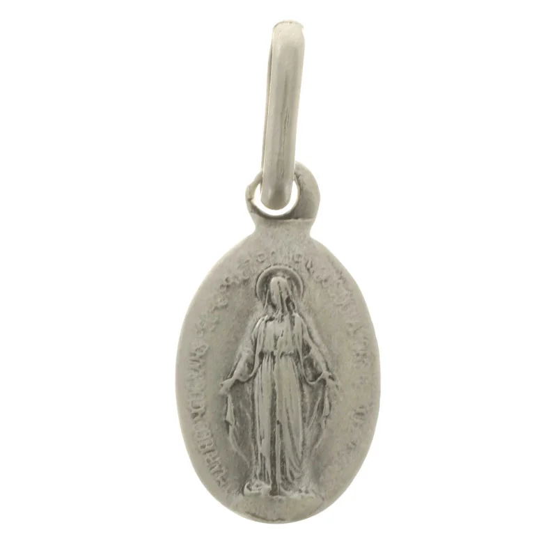 Médaille Miraculeuse en Métal Argenté 11mm Médaille Miraculeuse en Métal Argenté 11mm