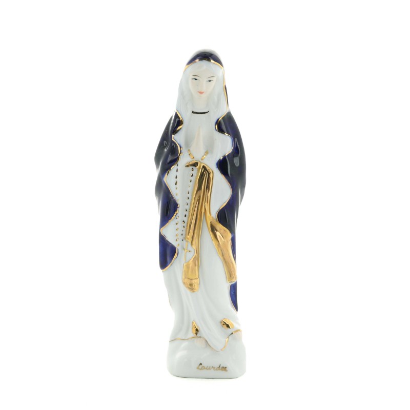Porcelain statue of Our Lady of Lourdes 16cm