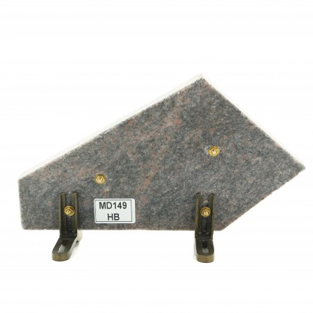 Lapide in granito con illustrazione dell'Apparizione 16x27cm