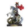 Hand-painted resin statue of Saint George 20cm