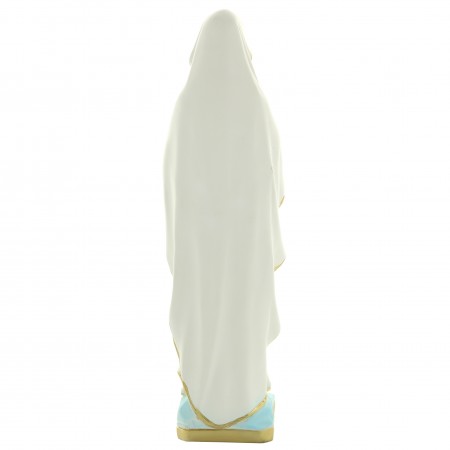 Statue en résine colorée de Notre Dame de Lourdes 30cm
