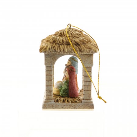 Presepe in resina di 7 cm con 4 soggetti