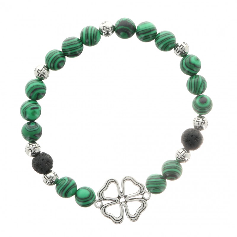 Saint Patrick's bracelet in semi precious stones