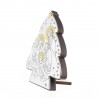 Albero della Sacra Famiglia in abete bianco 10 cm