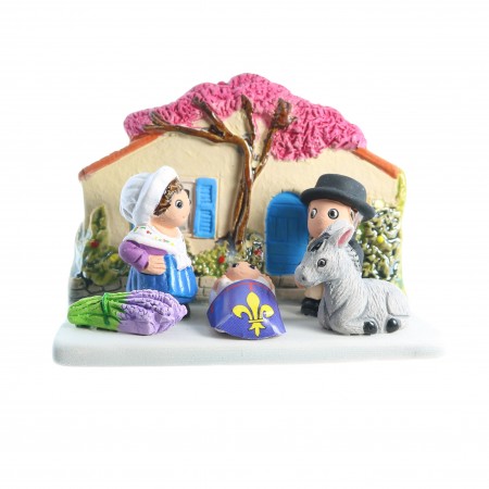 Crèche en céramique de la Provence