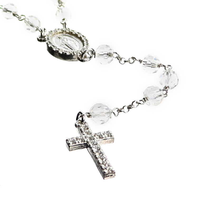 Collana con rosario croce Semplicemente donna Moda