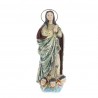 Statua di Nostra Signora di Lourdes da 22 cm in resina colorata