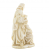 Statue of the Holy Family in stone and resin 15cm