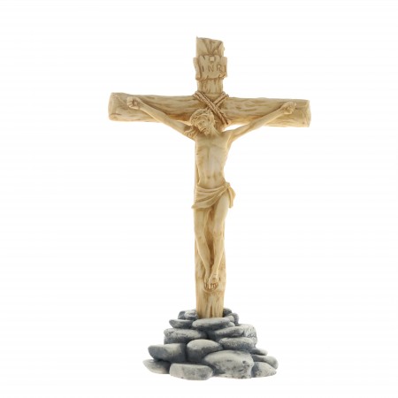 Crucifix avec socle de 32cm