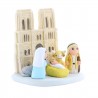 Notre Dame de Paris Christmas crib