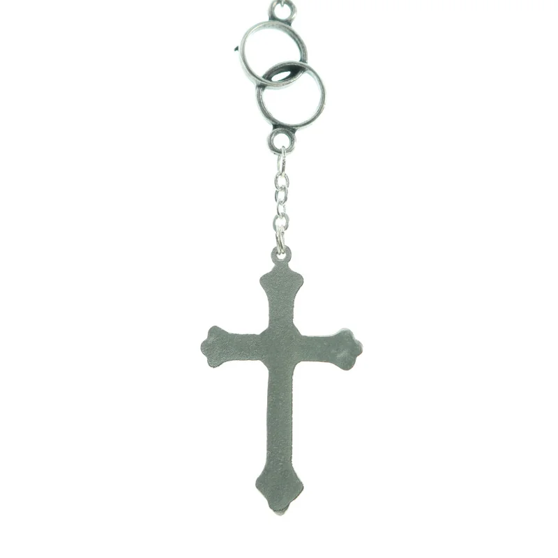 Boîte à Hosties En Métal Argenté - 5,5 X 4 Cm - Représentation Sainte Famille - Idéale Pour Communion Ou Rangement D'objets Religieux