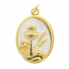 Golden Communion medal with a 22mm chalice