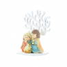 Lettino per bambini con albero della vita 8cm