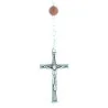 Rosario dell'Acqua di Lourdes con grani scintillanti