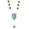 Rosario dell'Acqua di Lourdes con grani scintillanti