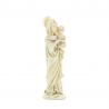 Statua in resina della Vergine e del Bambino da 10 cm