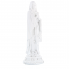 Statua di Nostra Signora di Lourdes in resina glitterata 22 cm