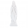 Statua di Nostra Signora di Lourdes in resina glitterata 22 cm