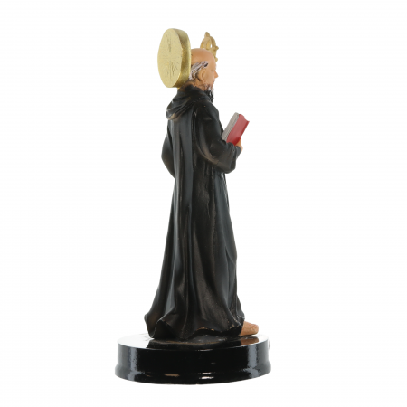 Saint Benoit statue in resin 14cm