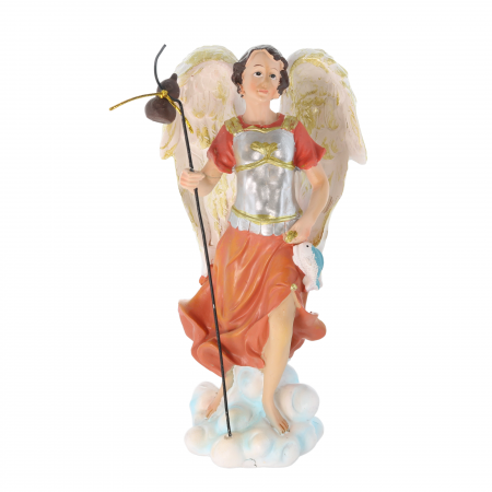 Saint Raphael statue in resin 20cm
