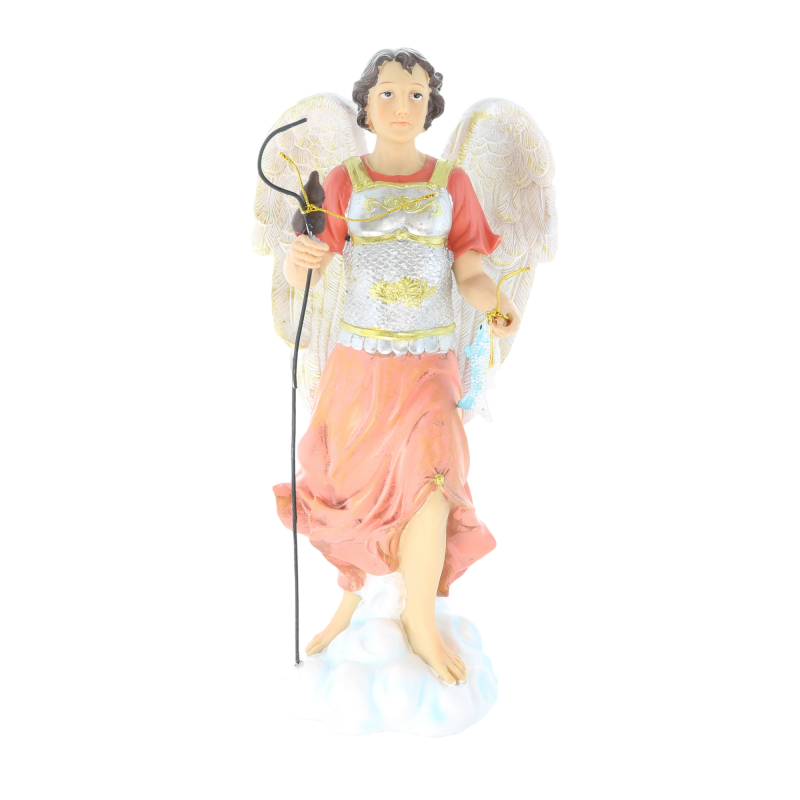 Saint Raphael resin statue 30cm