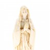 Statue de Notre Dame de Lourdes en résine beige 30cm