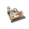 Holy Family magnet in coloured resin
