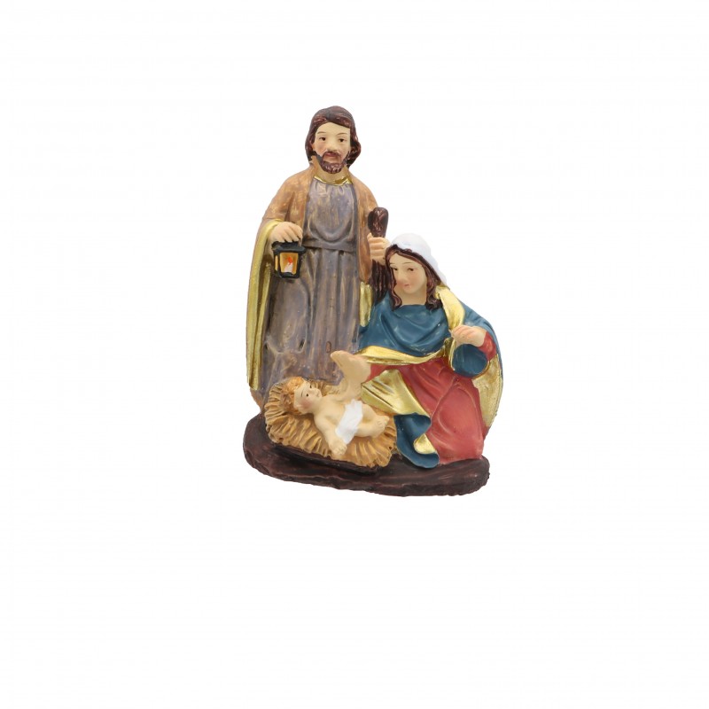 Holy Family magnet in coloured resin