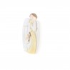 Holy Family and angel statue in resin 6cm