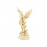 Statue of Saint Michael in stone and resin 22cm