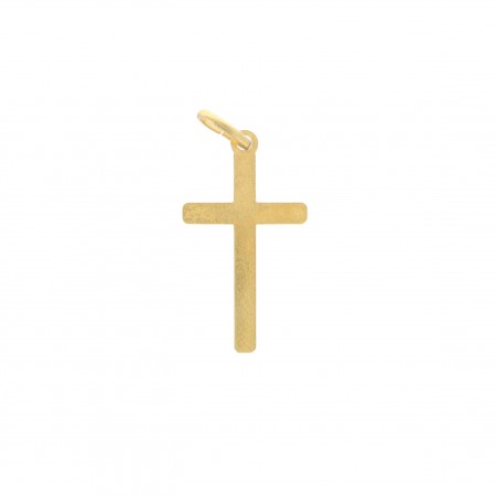 Croce pepita placcata oro