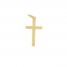 Croix stylisé en métal doré