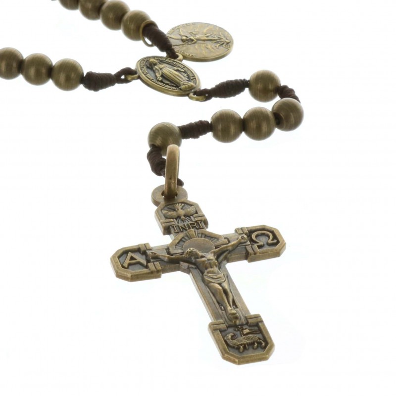 Rosario da Combattimento, medaglia Madonna Miracolosa e medaglia San Michele